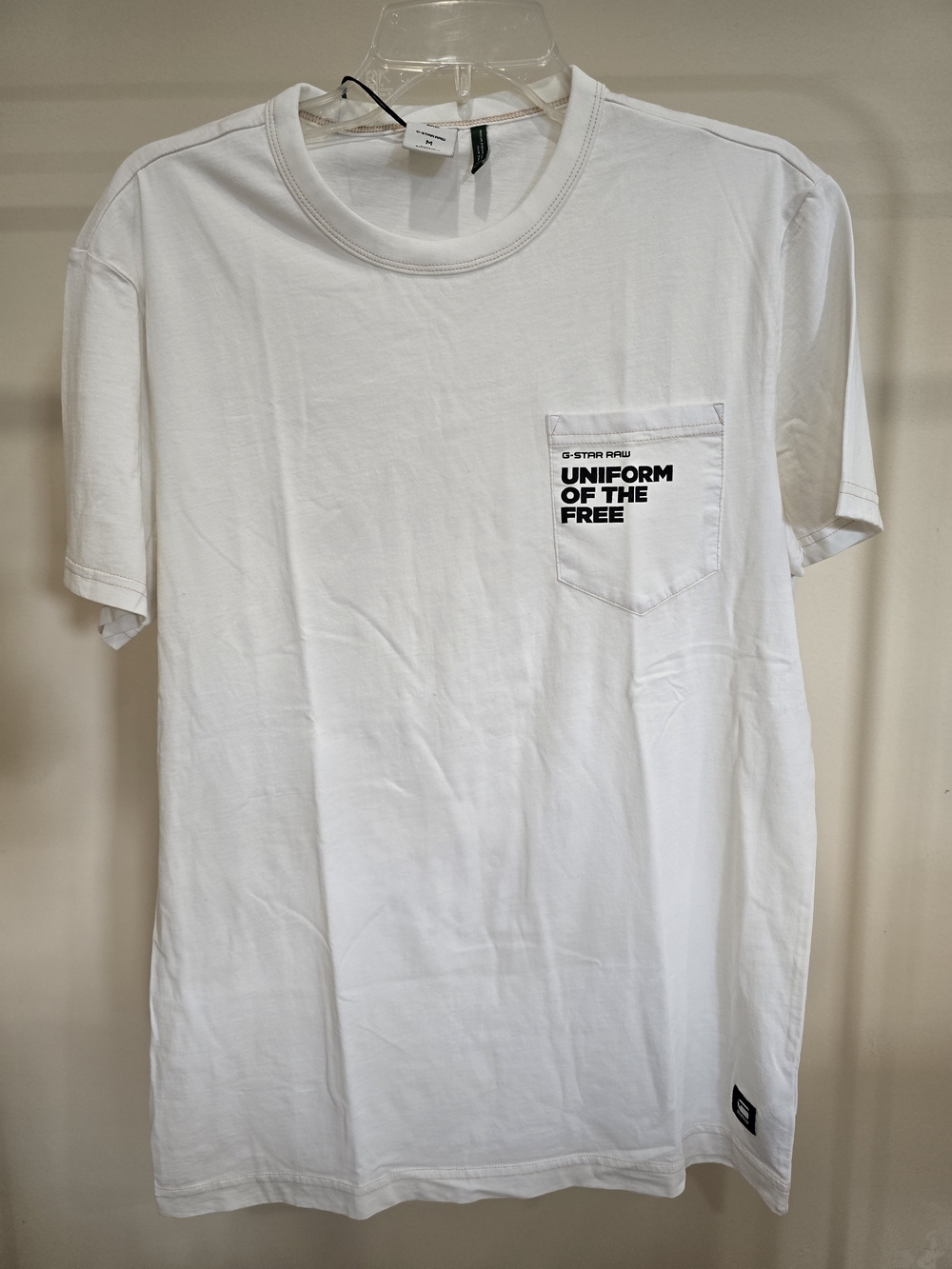 G-Star Men’s White Pocket Logo T-Shirt